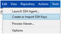 Create SSH Keys